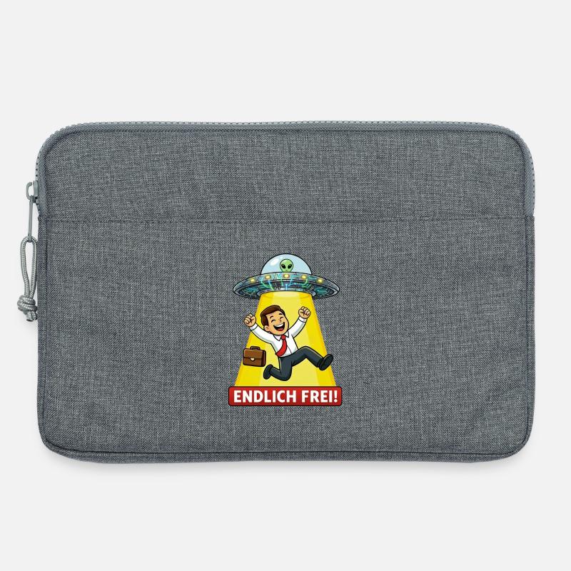 Endlich Frei UFO Entführung - Laptoptasche 13" - Grau meliert