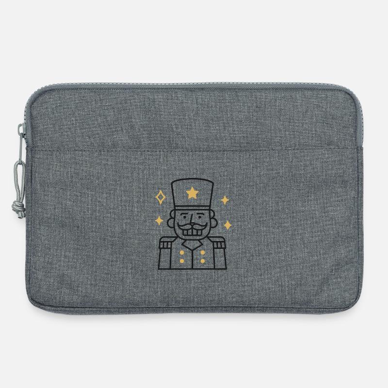 Nutcracker Star Hero - Laptop bag 13" - heather grey