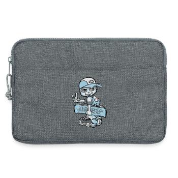 Skater boy flex - Laptoptasche 13" - Grau meliert - Vorne