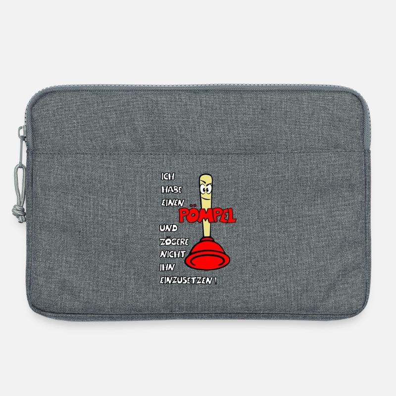 Pömpel - Laptoptasche 13" - Grau meliert