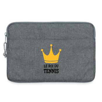 Tennis - Sport - Ball - Player - Game - Sportsman - Laptop bag 13" - heather grey - Front
