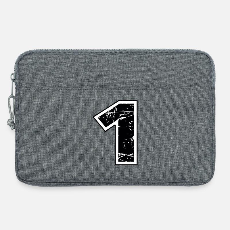 1 - Laptoptasche 13" - Grau meliert