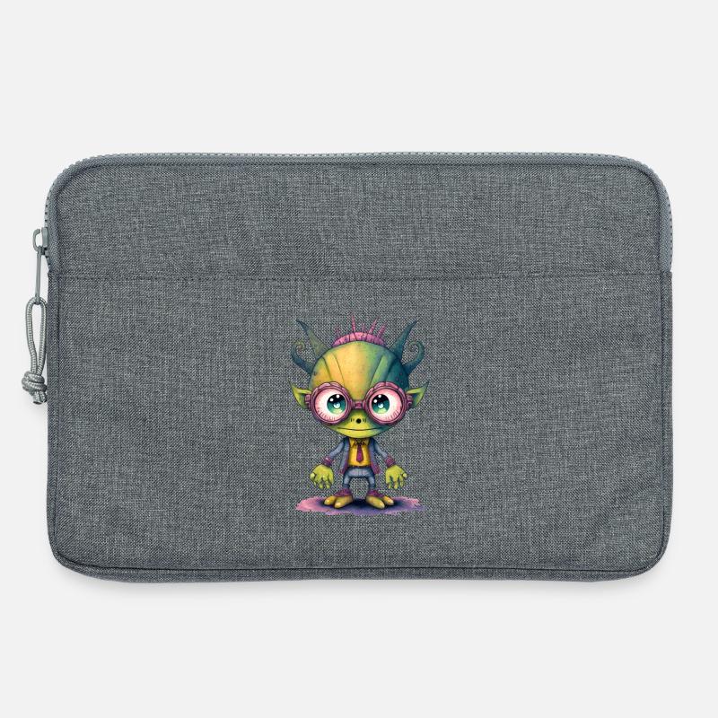 NERDY forever - Nerdy Alien - Laptoptasche 13" - Grau meliert