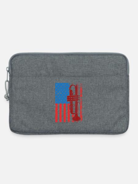 US Trompeter - Laptoptasche 13" - Grau meliert