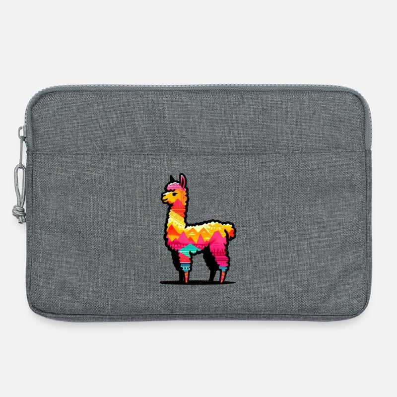 Alpaka - Laptoptasche 13" - Grau meliert