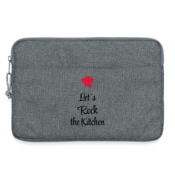 Vibrons la cuisine - Sacoche pour ordinateur portable 13 pouces - gris chiné - Devant