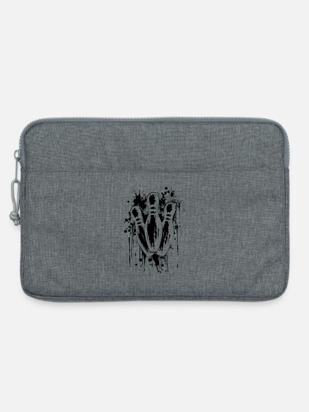 Kegeln - Laptoptasche 13" - Grau meliert