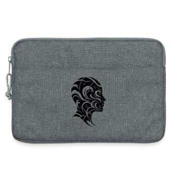 Elgante Lines Art - Laptop bag 13" - heather grey - Front