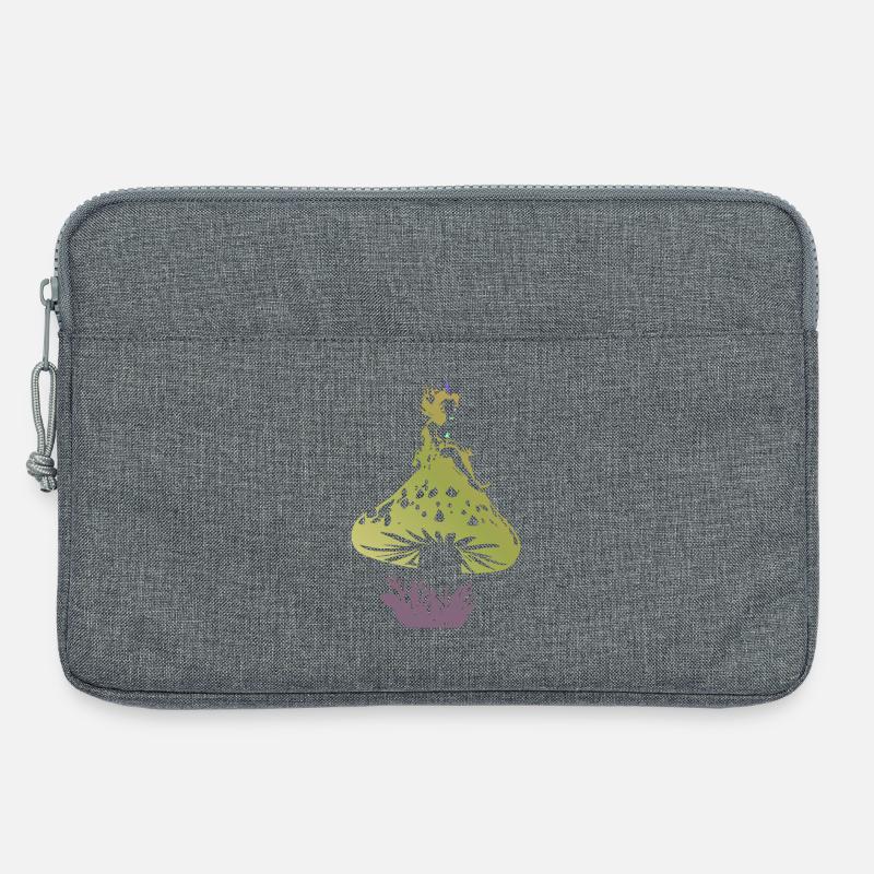 Fantasy-Pilz - Laptoptasche 13" - Grau meliert