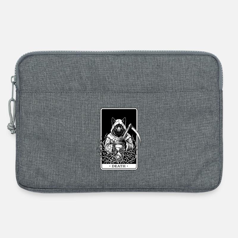 Eurasier | Death | Tarot - Laptoptasche 13" - Grau meliert
