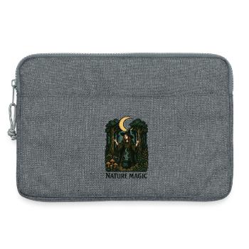 Forest Witch Moon Spell - Laptop bag 13" - heather grey - Front