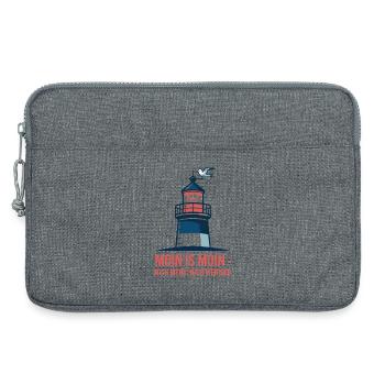  Moin Is Moin Nich Mehr Nich Weniger Nordsee - Laptoptasche 13" - Grau meliert - Vorne