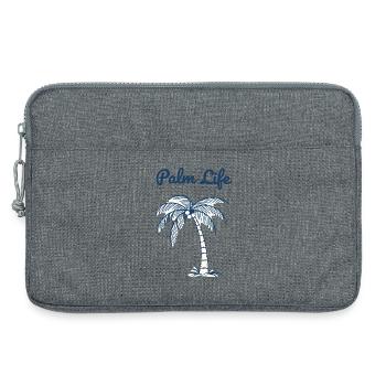 Palm Life Tropical Beach Summer Minimal Design - Laptoptasche 13" - Grau meliert - Vorne