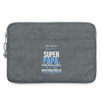 Papa Héros 24/7 - Sacoche pour ordinateur portable 13 pouces - gris chiné - Devant