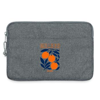 Malaga Spanien Orangen  - Laptoptasche 13" - Grau meliert - Vorne