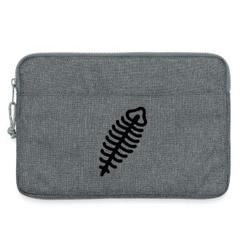 Fossil - Laptoptasche 13" - Grau meliert - Vorne