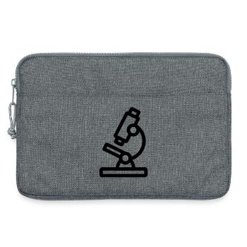 Mikroskop - Laptoptasche 13" - Grau meliert - Vorne
