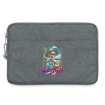 Under The Sun Skull Strand Sommer Geschenk - Laptoptasche 13" - Grau meliert - Vorne