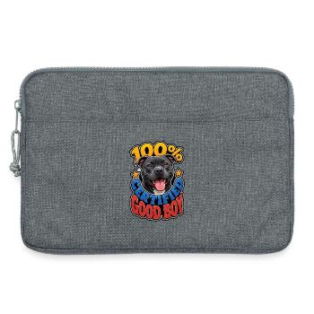 Staffordshire Bull Terrier - Laptop bag 13" - heather grey - Front