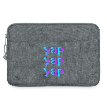 Speeches Proverbs - Laptop bag 13" - heather grey - Front