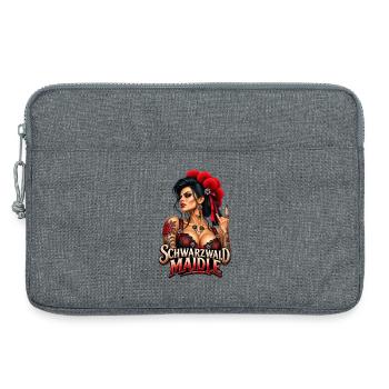 Schwarzwald Maidle – Wild & Rockig - Laptoptasche 13" - Grau meliert - Vorne