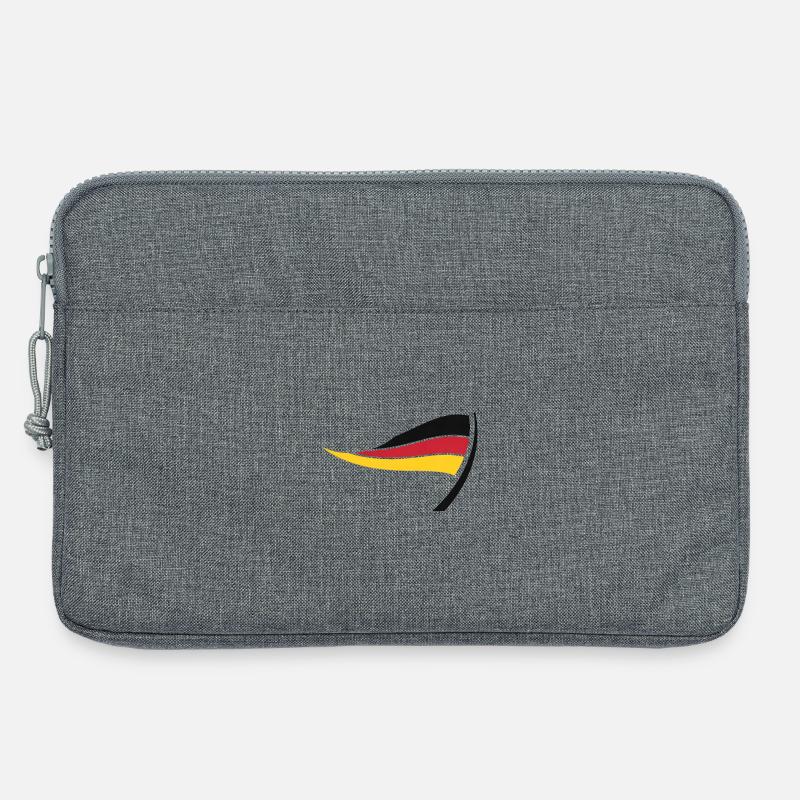 German Flag Wave - Laptop bag 13" - heather grey