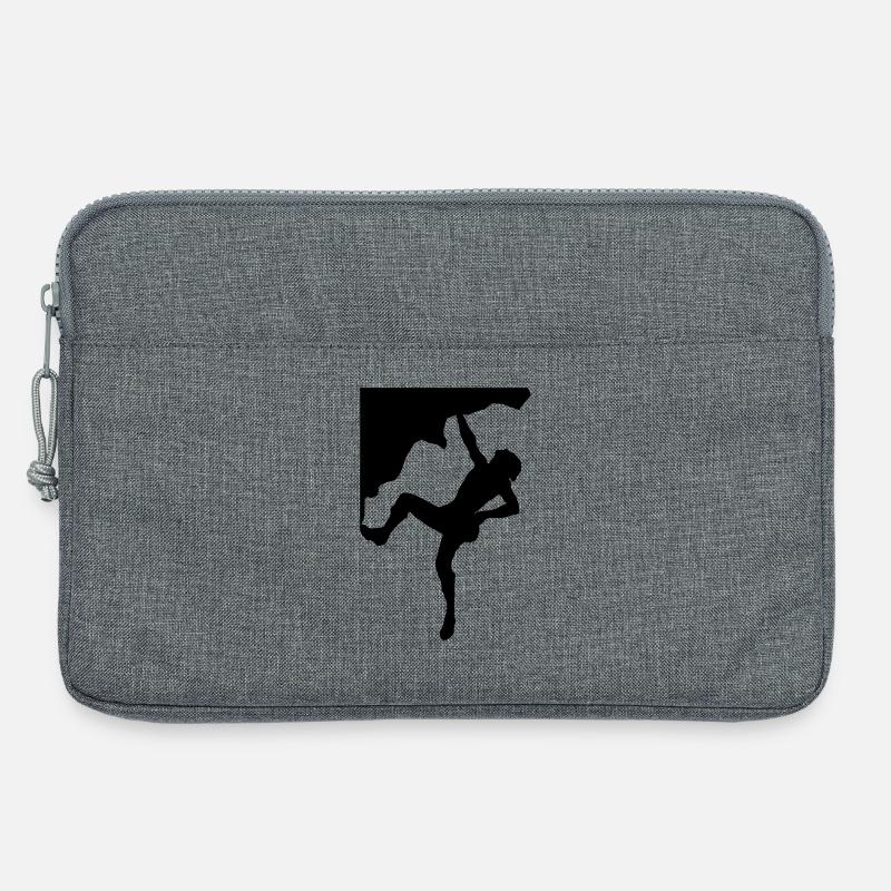 Kletterer Übergang - Laptoptasche 13" - Grau meliert