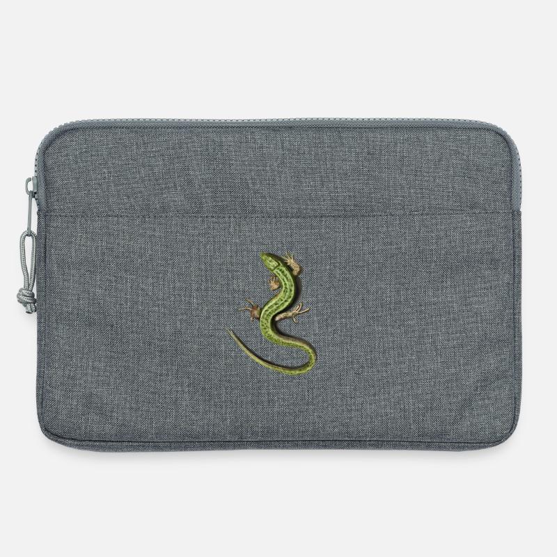 Eidechse - Laptoptasche 13" - Grau meliert