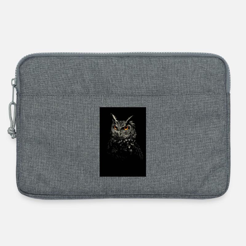 Eule - Laptoptasche 13" - Grau meliert