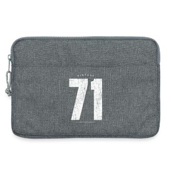Vintage 71 Limited Edition - Laptoptasche 13" - Grau meliert - Vorne
