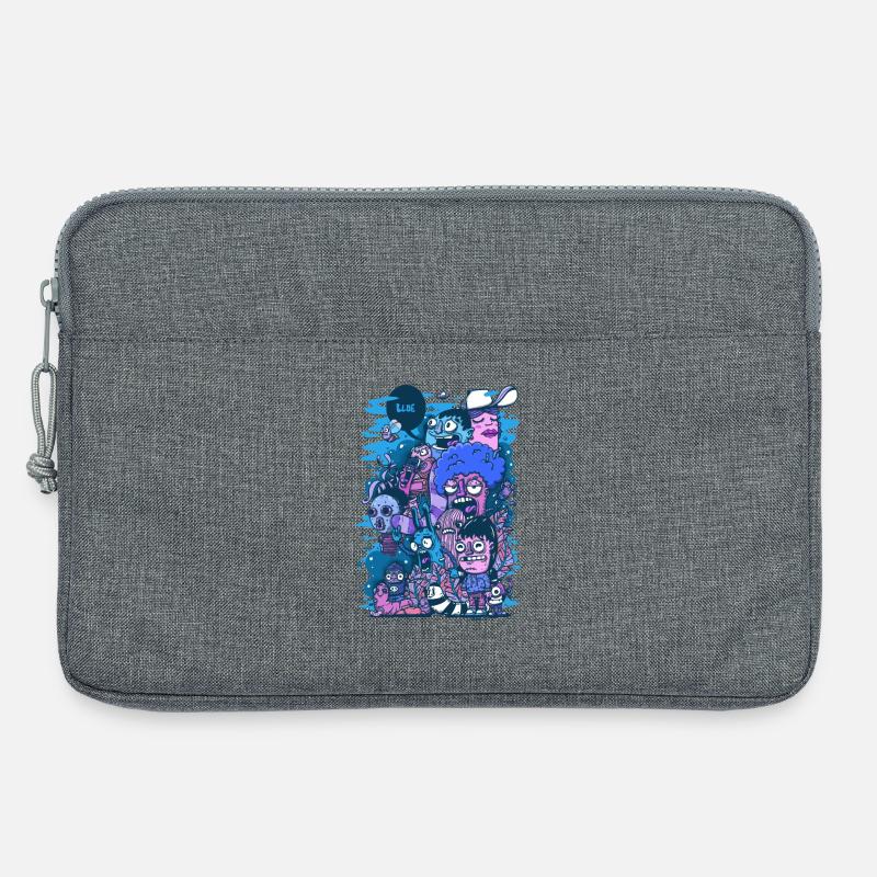 Blaues Projekt - Laptoptasche 13" - Grau meliert