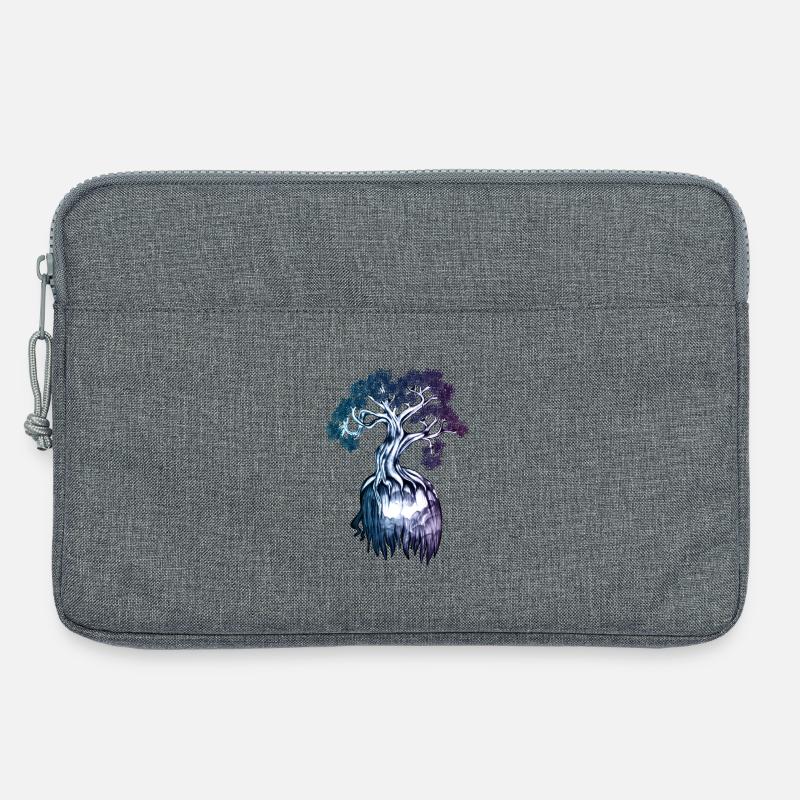 Symbolischer Baum – Innere Stärke Illustration - Laptoptasche 13" - Grau meliert
