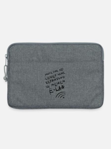 leider habe ich leider keinen elan - Laptoptasche 13" - Grau meliert