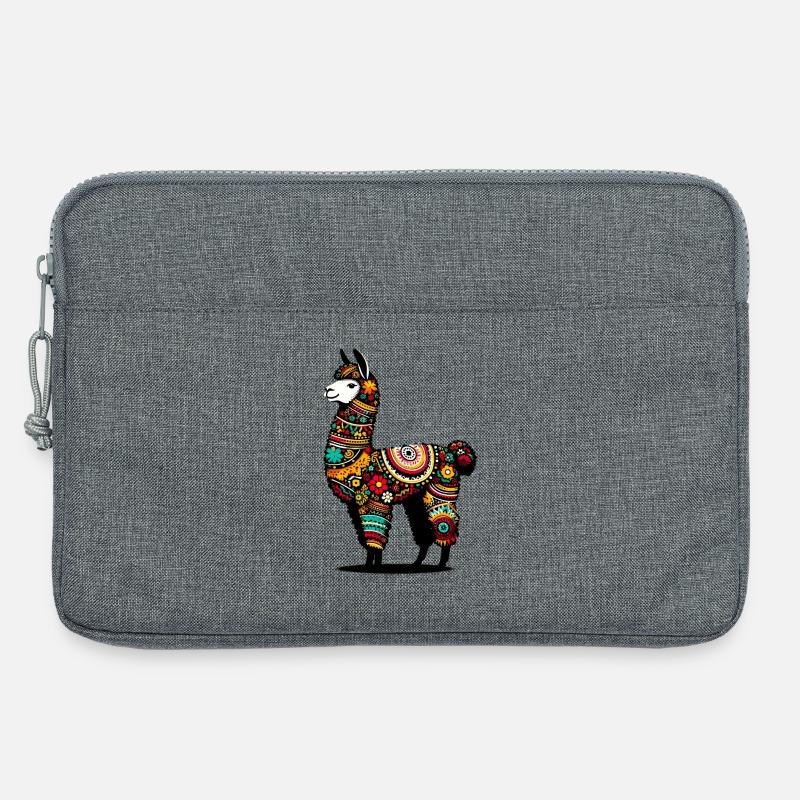 Alpaka - Laptoptasche 13" - Grau meliert