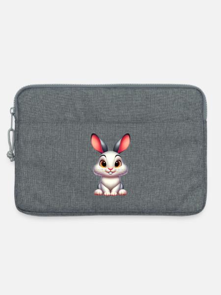 Kaninchen - Laptoptasche 13" - Grau meliert