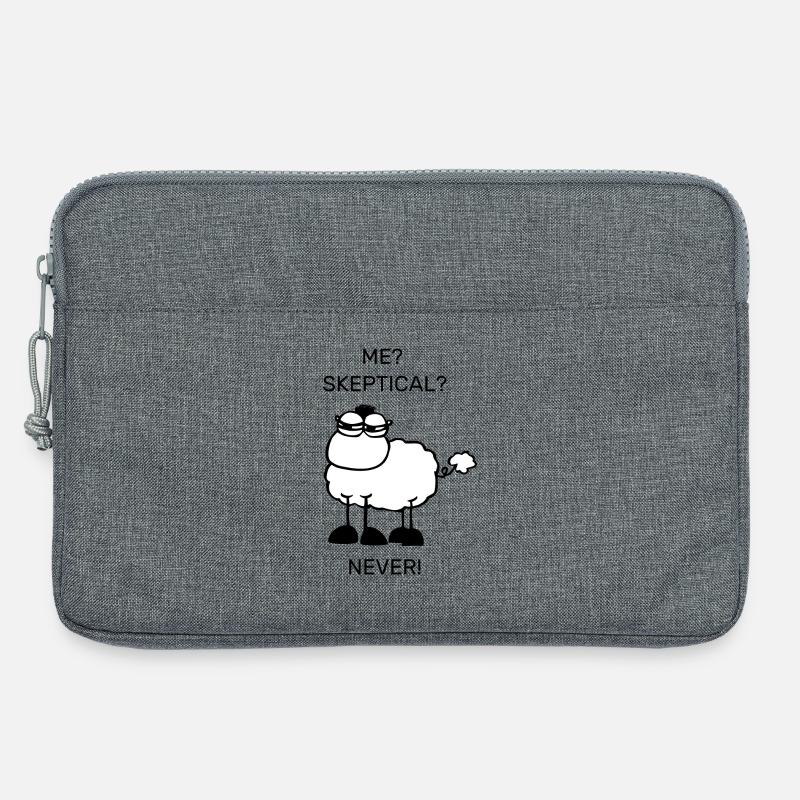 Skeptical sheep - Laptop bag 13" - heather grey