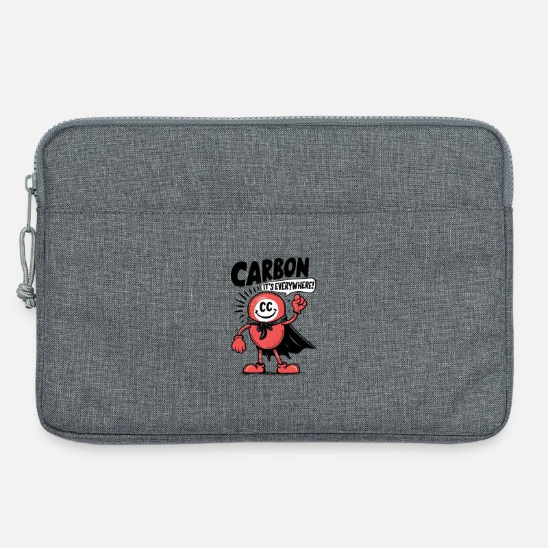 Comic Carbon - It's Everywhere! - Laptoptasche 13" - Grau meliert