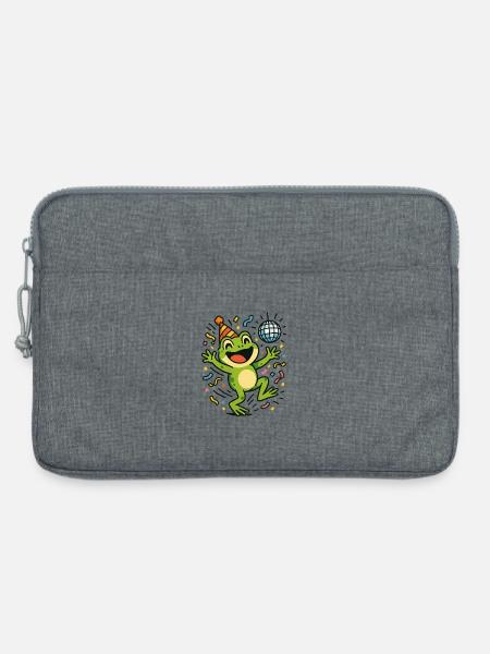 Party Frog - Laptop bag 13" - heather grey