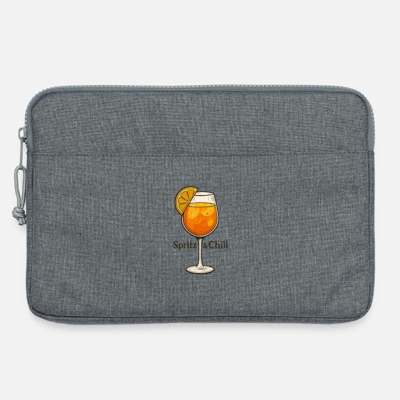 Spritz & Chill - Laptoptasche 13" - Grau meliert