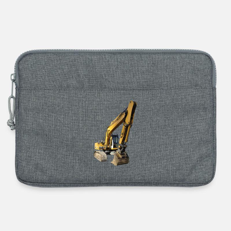 Kettenbagger - Laptoptasche 13" - Grau meliert