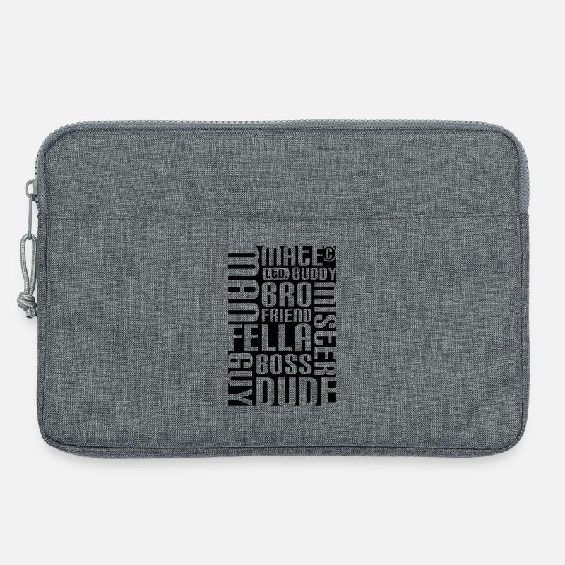 Friend, mate, dude - Laptoptasche 13" - Grau meliert
