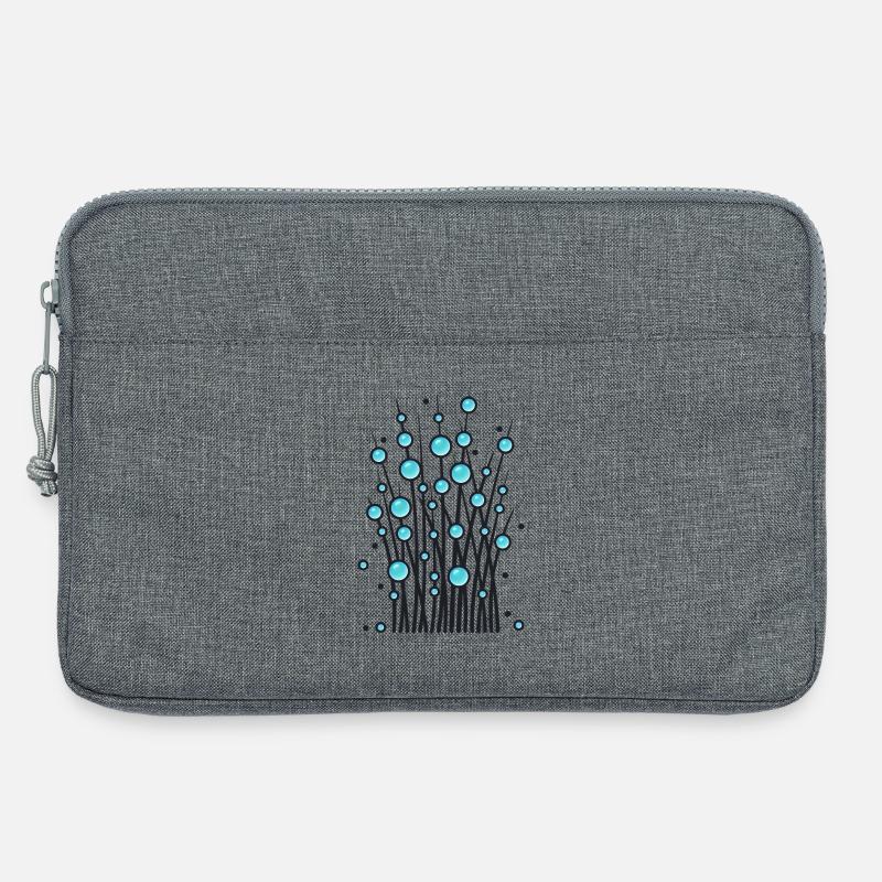Luminous bale structure - Laptop bag 13" - heather grey