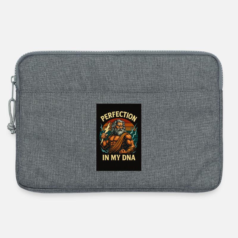 Perfektionskraft – Gott des Donners - Laptoptasche 13" - Grau meliert