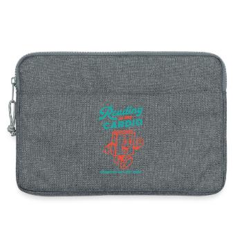 La lecture est mon cardio - Sacoche pour ordinateur portable 13 pouces - gris chiné - Devant