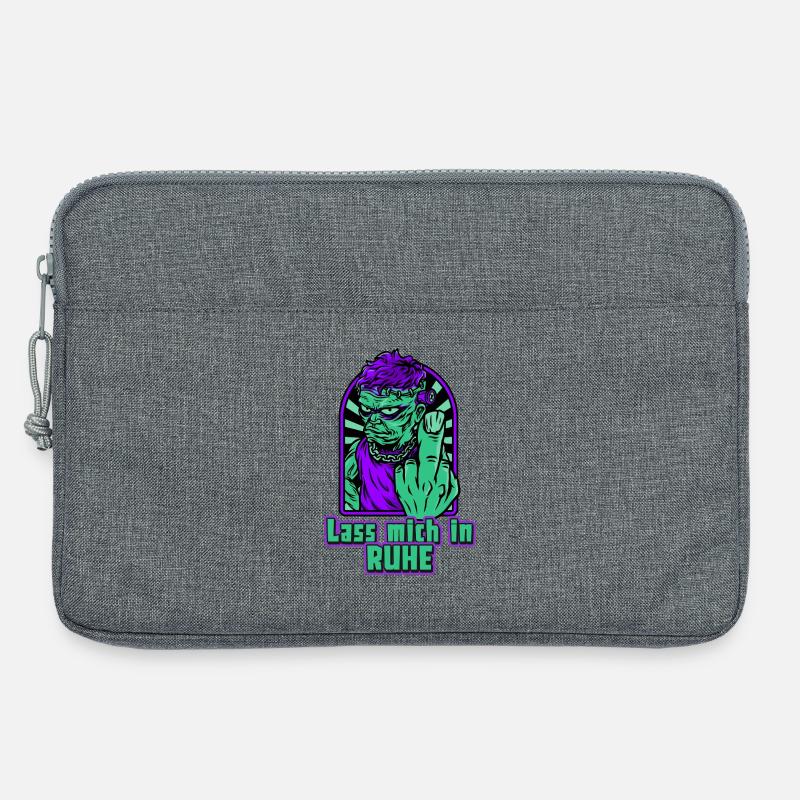 Lass mich in Ruhe Monster - Laptoptasche 13" - Grau meliert