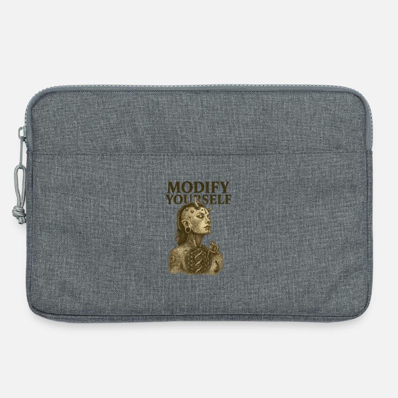 Verändere Dich Tattoo - Laptoptasche 13" - Grau meliert