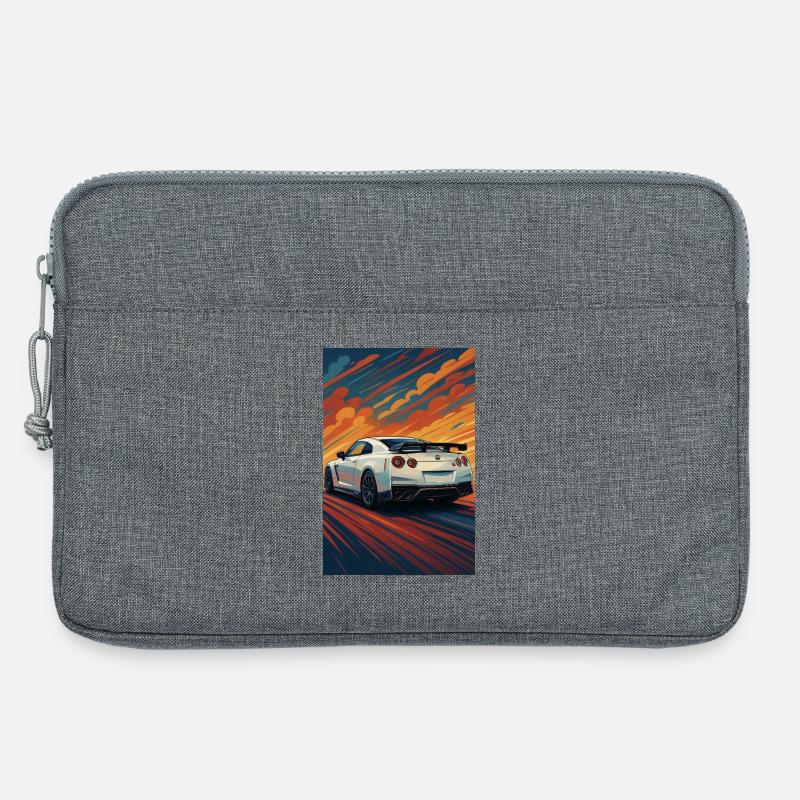 Abendrot GT-R Sprint Artwork - Laptoptasche 13" - Grau meliert