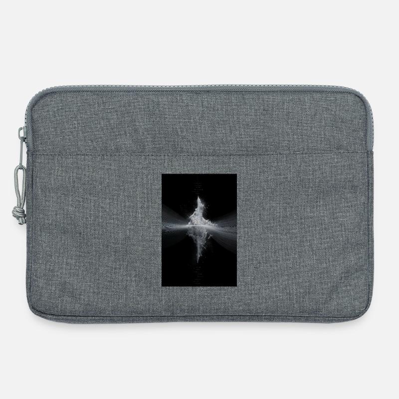 Quanten-Puls-Echo - Laptoptasche 13" - Grau meliert