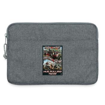 Vintage radial Engine - Laptop bag 13" - heather grey - Front