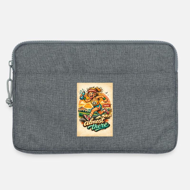 Renngeist: Fast da. - Laptoptasche 13" - Grau meliert